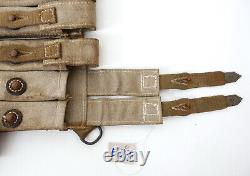 GERMAN ARMY WW2 WWII REPRO AFRIKAKORPS 9mm ammo pouches for 6 mags AGED inv #E27