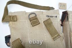 GERMAN ARMY WWII REPRO KURTZ 8mm AMMO POUCHES AGED REINFORCED back strap inv#E19