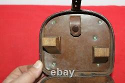 GERMAN ARMY WWII TRANSIT TRANSPORT LEATHER CASE FOR OPTICAL SIGHT. Wamp MARKING