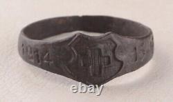 GERMAN Award IRON Cross MANs Ring GERMANY WWII ww1 WWI ww2 1914-1915 1916 Army