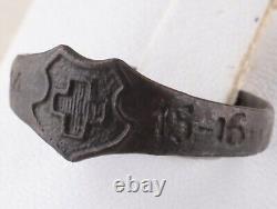 GERMAN Award IRON Cross MANs Ring GERMANY WWII ww1 WWI ww2 1914-1915 1916 Army