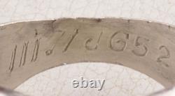 GERMAN Ring STERLING 835 Silver WWII ww2 GERMANY Sygnet FORCE Trench ART Army DE