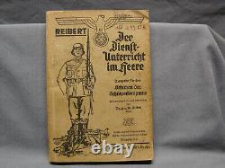 GERMAN WW2 ARMY INFANTRY MANUAL REIBERT Nr. 12 L. S. S. A. H. MARKED! -ORIGINAL