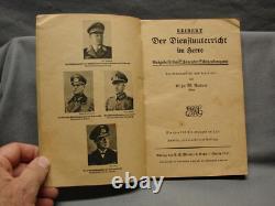 GERMAN WW2 ARMY INFANTRY MANUAL REIBERT Nr. 12 L. S. S. A. H. MARKED! -ORIGINAL