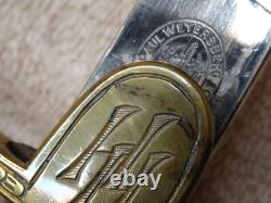 GERMAN WWII or Earlier ARMY SWORD BY WEYERSBERG VERY GOOD CONDITION RARE MODEL