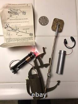 GI Joe 1964 Boxed Action Marine 7700 With Working Mine Detector 7730 & Paperwork