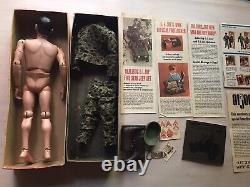 GI Joe 1964 Boxed Action Marine 7700 With Working Mine Detector 7730 & Paperwork