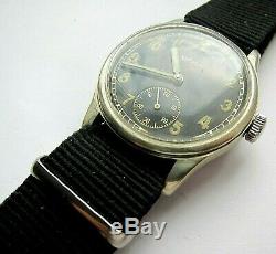 GRANA DH Wristwatch German Army Wehrmacht of period WWII. Military. Cal. KF 321