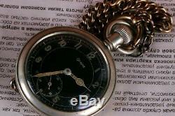 GRANA Pocket watch WWII RARE Military DH German Army Swiss Vintage 1940s WW2