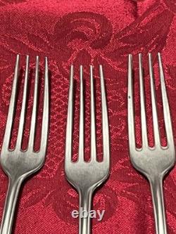 Genuine Wehrmacht Issue Set of 3+ German Army mess-hall dinner forks, dated 1940