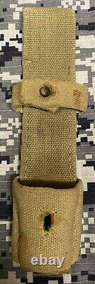 Genuine Wwii German Wehrmacht Afrika Korps K98 98k Mauser Canvas Tropical Frog