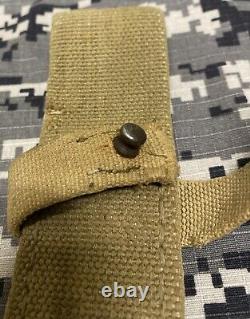 Genuine Wwii German Wehrmacht Afrika Korps K98 98k Mauser Canvas Tropical Frog