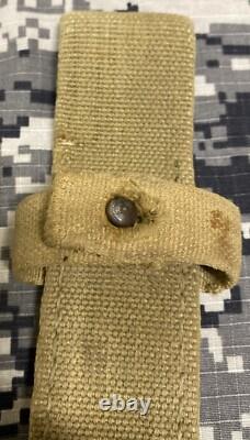 Genuine Wwii German Wehrmacht Afrika Korps K98 98k Mauser Canvas Tropical Frog