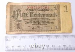 German 1 Rentenmark 1937 Berlin Ring WW2 Set WWII pendant Germany Banknote Army German 1 Rentenmark 1937 Berlin Ring WW2 Set WWII pendant Germany Banknote Army