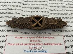 German 1957 Army WWII Veteran Close Combat Clasp in Bronze