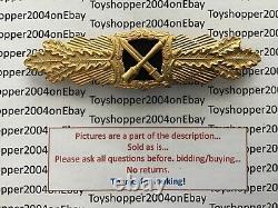 German 1957 Army WWII Veteran Close Combat Clasp in Gold