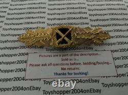 German 1957 Army WWII Veteran Close Combat Clasp in Gold Curved