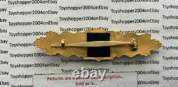 German 1957 Army WWII Veteran Close Combat Clasp in Gold Curved