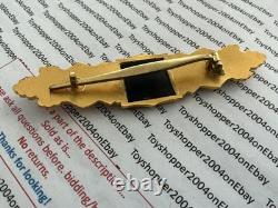 German 1957 Army WWII Veteran Close Combat Clasp in Gold Curved