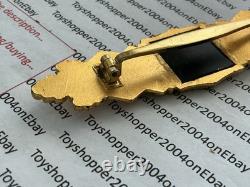 German 1957 Army WWII Veteran Close Combat Clasp in Gold Curved