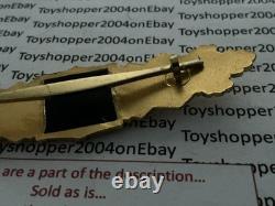 German 1957 Army WWII Veteran Close Combat Clasp in Gold Curved