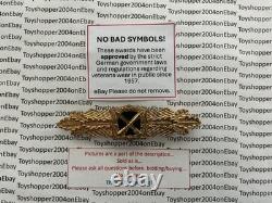 German 1957 Army WWII Veteran Close Combat Clasp in Gold Early Version