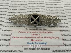 German 1957 Army WWII Veteran Close Combat Clasp in Silver