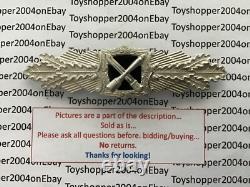 German 1957 Army WWII Veteran Close Combat Clasp in Silver