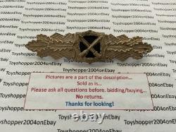 German 1957 Army WWII Veteran Close Combat Clasp in Silver Earlier Version
