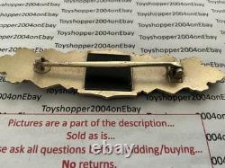 German 1957 Army WWII Veteran Close Combat Clasp in Silver Earlier Version