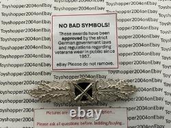 German 1957 Army WWII Veteran Close Combat Clasp in Silver Early Version