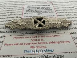 German 1957 Army WWII Veteran Close Combat Clasp in Silver Early Version