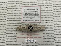 German 1957 Army WWII Veteran Close Combat Clasp in Silver Early Version
