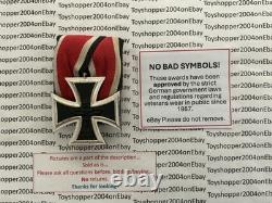 German 1957 Army WWII Veteran Iron Cross 2nd Class mounted on bar