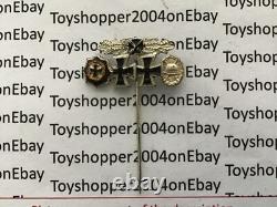 German 1957 Army WWII Veteran Miniature Stickpin GCiG Iron Crosses Close Combat