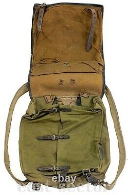 German Army BackPack WW2 Field Rucksack Pony Cowhide Fur Military Bag M34 WWII