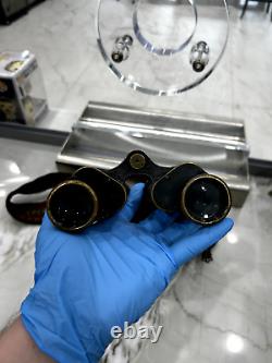 German Army Binoculars Dienstglas 6x30 withBakelite Case