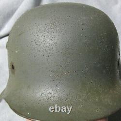 German Army Helmet 1942 Dome Stamp