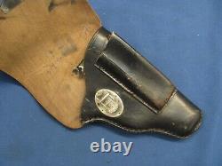 German Army Leather Belt Holster A Kind Walther PP Pistol -HUNSTIG