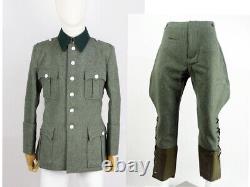 German Army M36 Officer Wool Outdoors Field Jacket Breeches Suit Size XXXL