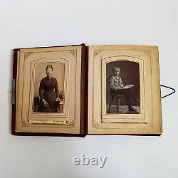 German Army Military Photo Album Imperial Germany Era Cavalry Officer & Soldiers