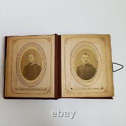 German Army Military Photo Album Imperial Germany Era Cavalry Officer & Soldiers