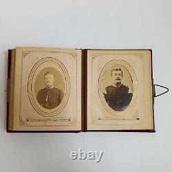 German Army Military Photo Album Imperial Germany Era Cavalry Officer & Soldiers