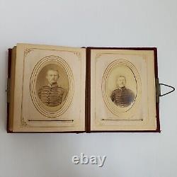 German Army Military Photo Album Imperial Germany Era Cavalry Officer & Soldiers