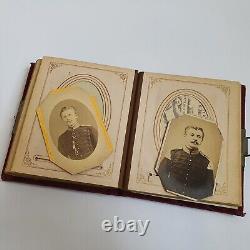 German Army Military Photo Album Imperial Germany Era Cavalry Officer & Soldiers