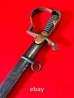 German Army Officer Early WWII Sword with Matching Scabbard Carl Eickhorn Solingen