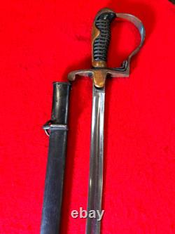 German Army Officer Early WWII Sword with Matching Scabbard Carl Eickhorn Solingen