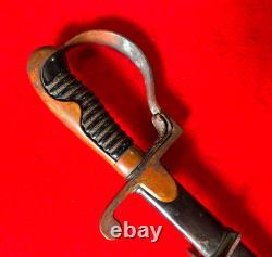 German Army Officer Early WWII Sword with Matching Scabbard Carl Eickhorn Solingen