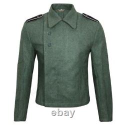 German Army Panzer Wrap Green Wool WW2 Repro Heer Uniform Jacket All Sizes 36-48