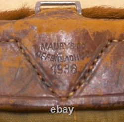 German Army Pony Fur backpack, manufacturer marked, dated 1936